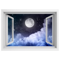 Ventanas 3d luna llena